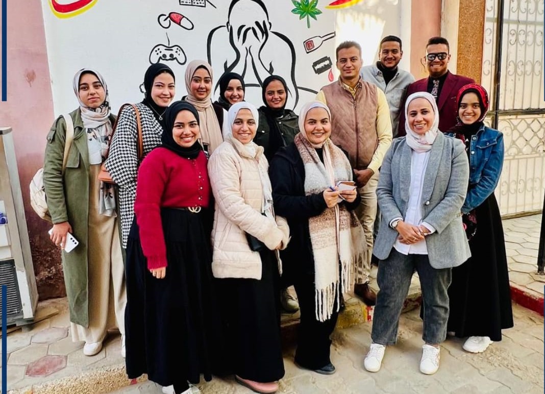 جامعة بني سويف يؤهلون الطلاب بزيارات إلي مراكز علاج إدمان